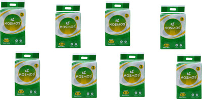 CLARET Kosmos Toilet Roll 6 in 1 ,180 Pull 2 Ply/Daily Bathroom use 8 pk(48 Tissues)
