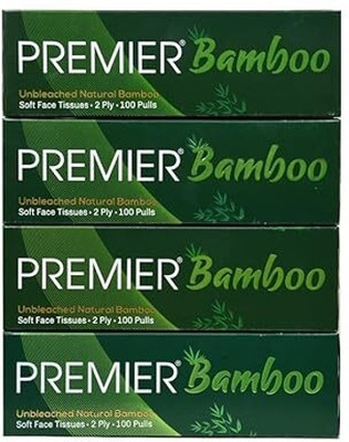 Premier Bamboo Super Soft Tissue Box(4 Tissues)