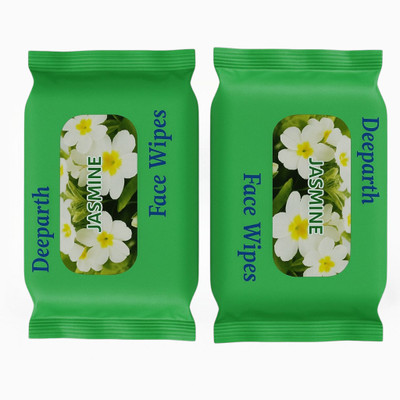 Deeparth Jasmine Soothing Face Wipes-Gentle & Moisturizing(50 Tissues)