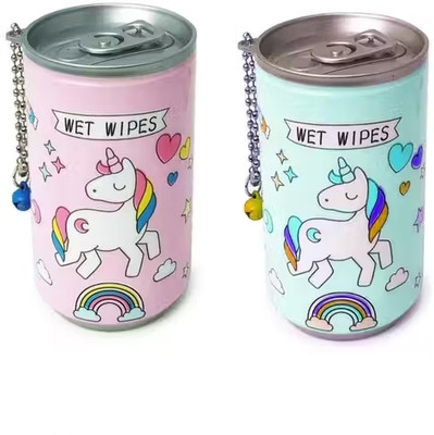 otia 2PC Wet Wipes Face Tissue for Girls, Face Care Cleaning Wipes,(100 Tissues)