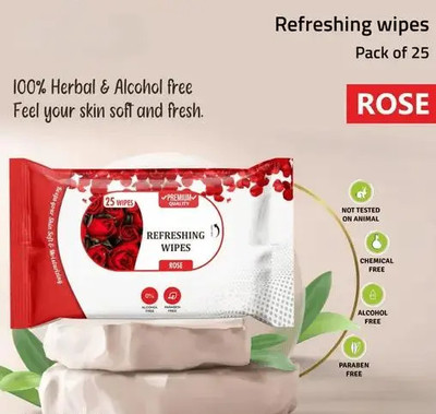 sheny soft Face Wipes, Make-up Removal(25 Tissues)