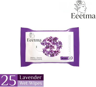 eeetma Lavender Wet Wipes(25 Tissues)