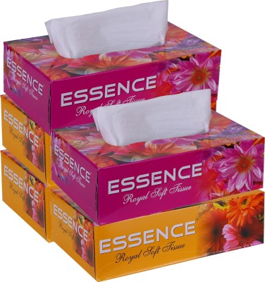 ESSENCE Face Tissue Royal Soft Yellow-3, Pink-2(1000 Tissues)