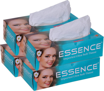 ESSENCE Face Tissue Imported Ultra Soft Sea Green-4(800 Tissues)
