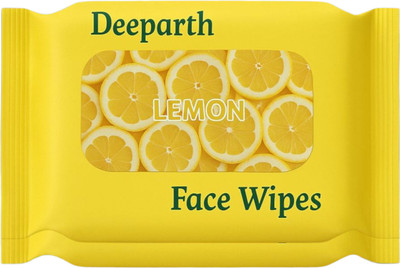 Deeparth Face Wipes for Baby & Kids | Gentle Lemon Wet Wipes(50 Tissues)