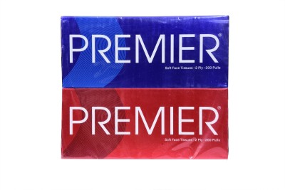 Premier Tissue Paper Box 200s 2 x 1(400 Tissues)