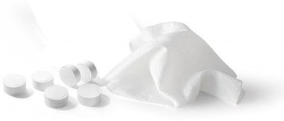 Shopfleet Coin Tissue and Tablet Coin Tissue Mini Compressed Cotton Towel, Disposable 30PC(30 Tissues)