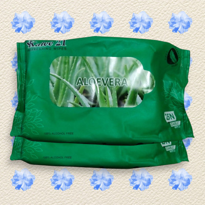 Deeparth Facial Wipes Enriched with Aloe Vera(25 Tissues)