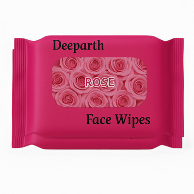 Deeparth ROSE Face Wipes(50 Tissues)