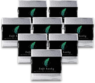 softhanky Premium 1-Ply Tissue Paper Napkin(8 Tissues)