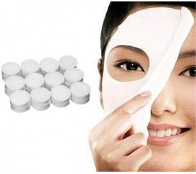 Kapmore Facial Face Mask Sheet Dry Compressed Facial Mask Paper Spa Skin Care(20 Tissues)