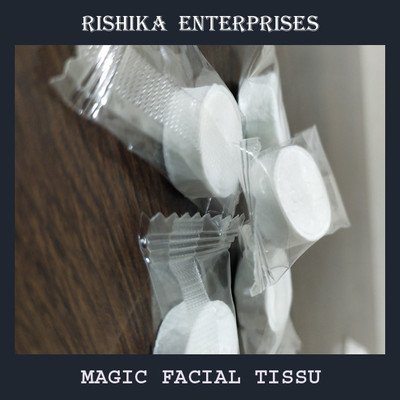 RISHIKA ENTERPRISES NAPKIN MAGIC COMPREESED TISSU WATER ABSURABLE (50 PCS) TISSU 75AP(50 Tissues)