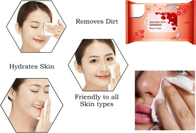 SHENY Cleansing & Makeup Remover Wipes (pack of 1) 25 wipes