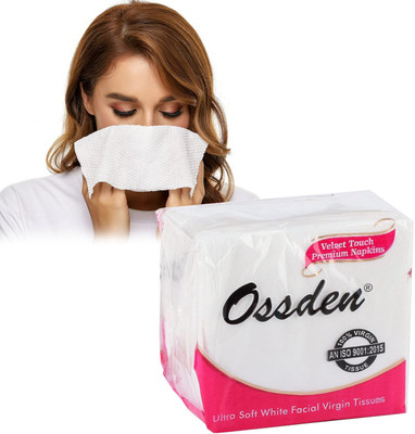 OSSDEN Premium Quality Daily Use dry Tissue Paper| Napkin (320pcs)(4 Tissues)