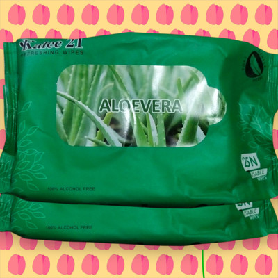 Deeparth Aloe Vera Face Wipes for Acne - Soft and Hydrating Cleansing(25 Tissues)