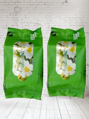 Deeparth Jasmine Infused Face Wipes - Makeup Removal & Skin Refreshing(50 Tissues)