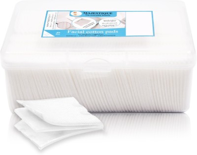 MAJESTIQUE 460-Count Facial Cotton Pads Soft and Makeup Remover Wipes(460 Tissues)