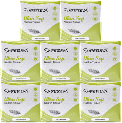 SUPEREVA Premium Quality Ultra Soft Tissue Paper Napkin(800 Tissues)
