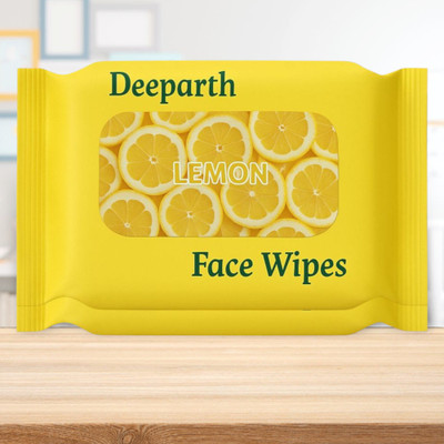 Deeparth LEMON Face Wipes (Pack of 2)(50 Tissues)