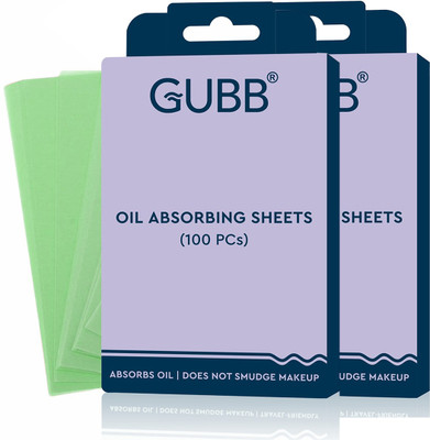 GUBB Blotting Paper For Oily Skin, Face Oil Absorbing Sheets(200 Tissues)