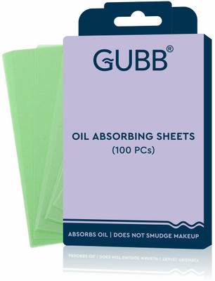 GUBB Blotting Paper For Oily Skin, Face Oil Absorbing Sheets(100 Tissues)