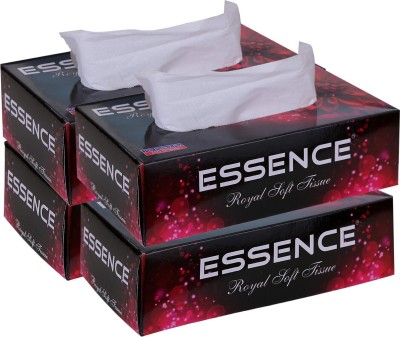 ESSENCE Face Tissue Royal Soft Black Flower-4(800 Tissues)