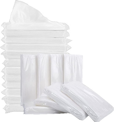 Nice touch Facial Tissue Box Refill | Car Box Refill | 2 Ply | 1000 Pieces | Pack of 10(1000 Tissues)