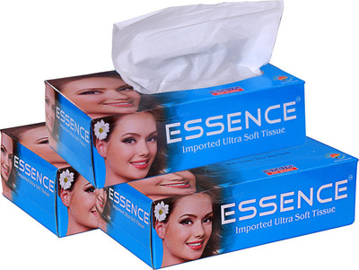 ESSENCE Face Tissue Imported Ultra Soft Blue-3(600 Tissues)