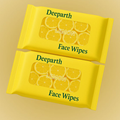 Deeparth LEMON Face Wipes ..(Pack -2)(50 Tissues)
