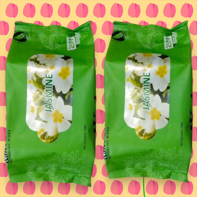 Deeparth Oil Control Face Wipes - JASMINE for Men & Women - /2pic(50 Tissues)