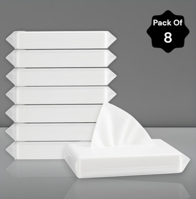softhanky Facial Tissue Paper, 2 Ply Ultra Soft, Virgin & Quick Absorbent Tissue Refill(800 Tissues)