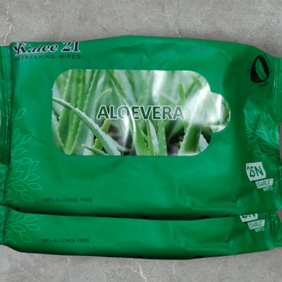 Deeparth Aloe Vera Hydrating Face Wipes - Refreshing & Alcohol-Free(50 Tissues)