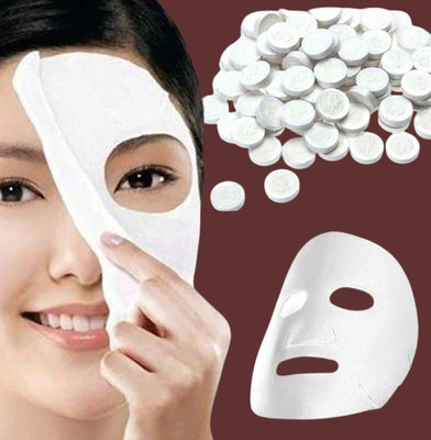 Elecsera Coin Face Tissue Mini Expands with Water for Travel(10 Tissues)