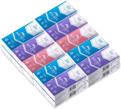 KRESSA Facial Pocket Tissue Paper, Pack of 20-200 Pulls 2-Ply, Travel-Friendly(20 Tissues)