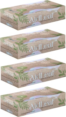 AidLeaf Tissue Paper floral Brown Box(400 Tissues)