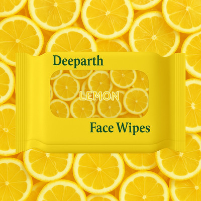 Deeparth Facial Wipes Enriched with LEMON(50 Tissues)
