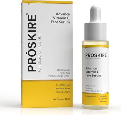 Proskire Advance Vitamin C Face Serum for Dark Spots, Pigmentation, Glow & Clear Skin(30 ml)