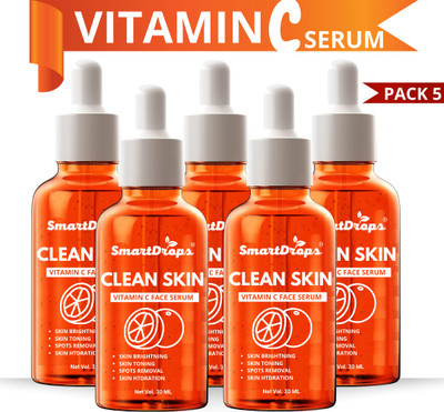 smartdrops Professional Vitamin C Face Serum - Skin Brightening, Anti-Aging Face Serum(150 ml)