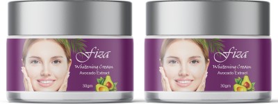 Aablia Fiza Face whitening cream for men women avocado extract pack 2(60 g)