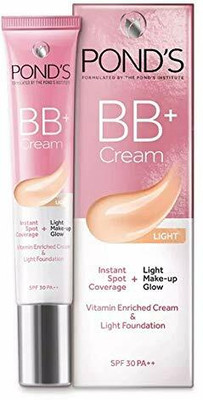 POND's BB+ Cream Light Make-up Glow Ivory -SPF 30++(18 g) ((18 g)