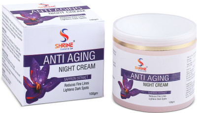 Shrine Anti-Ageing Night Cream Reduces Fine Lines & Lightens dark Spots(100 g)