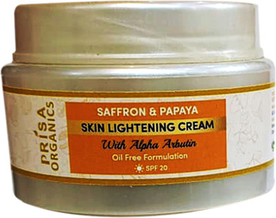 PRISA ORGANICS Skin Lightening Face Cream with Alpha Arbutin(50 g)