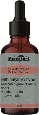 Mensport Alpha Arbutin Face Serum for Dark Spots & Uneven Skin Tone (30ml) Pack of 1(30 ml)