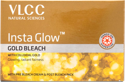 VLCC Insta Glow Gold Bleach For Radiant & Glowing Skin(402 g)