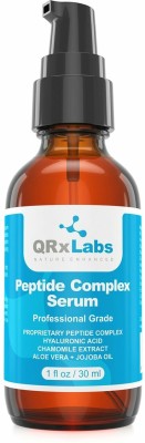 QRxLabs Peptide Complex Serum/Collagen Booster For The Face With Hyaluronic Acid(30 ml)