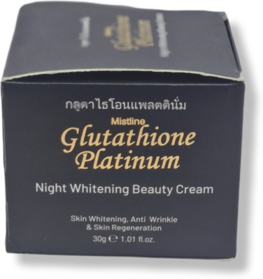 Mistline Glutathione Platinum Night Whitening Beauty Cream 30g(30 g)