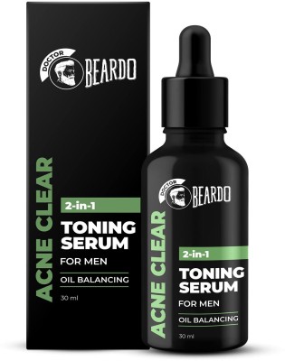 BEARDO 2-in-1 Anti Acne Toner + Serum | AHA Face Serum|Clear Scars and Blemishes  (30 ml)