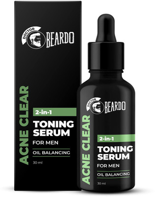 BEARDO 2-in-1 Anti Acne Toner + Serum | AHA Face Serum|Clear Scars and Blemishes (30 ml)
