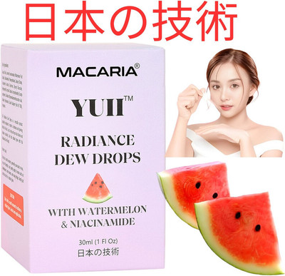 MACARIA YUII Watermelon Bliss Radiance Serum By Japanese Technology(30 ml)