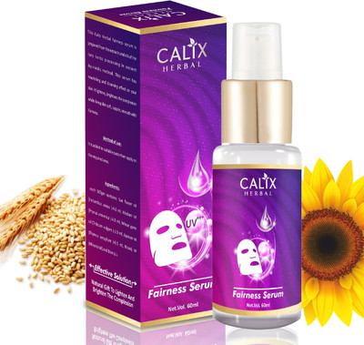calix Herbal Fairness Face Serum For Whitening/Brightening Skin- Naturally Glowing Face Serum(60 ml)